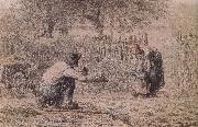 Jean Francois Millet First step oil on canvas